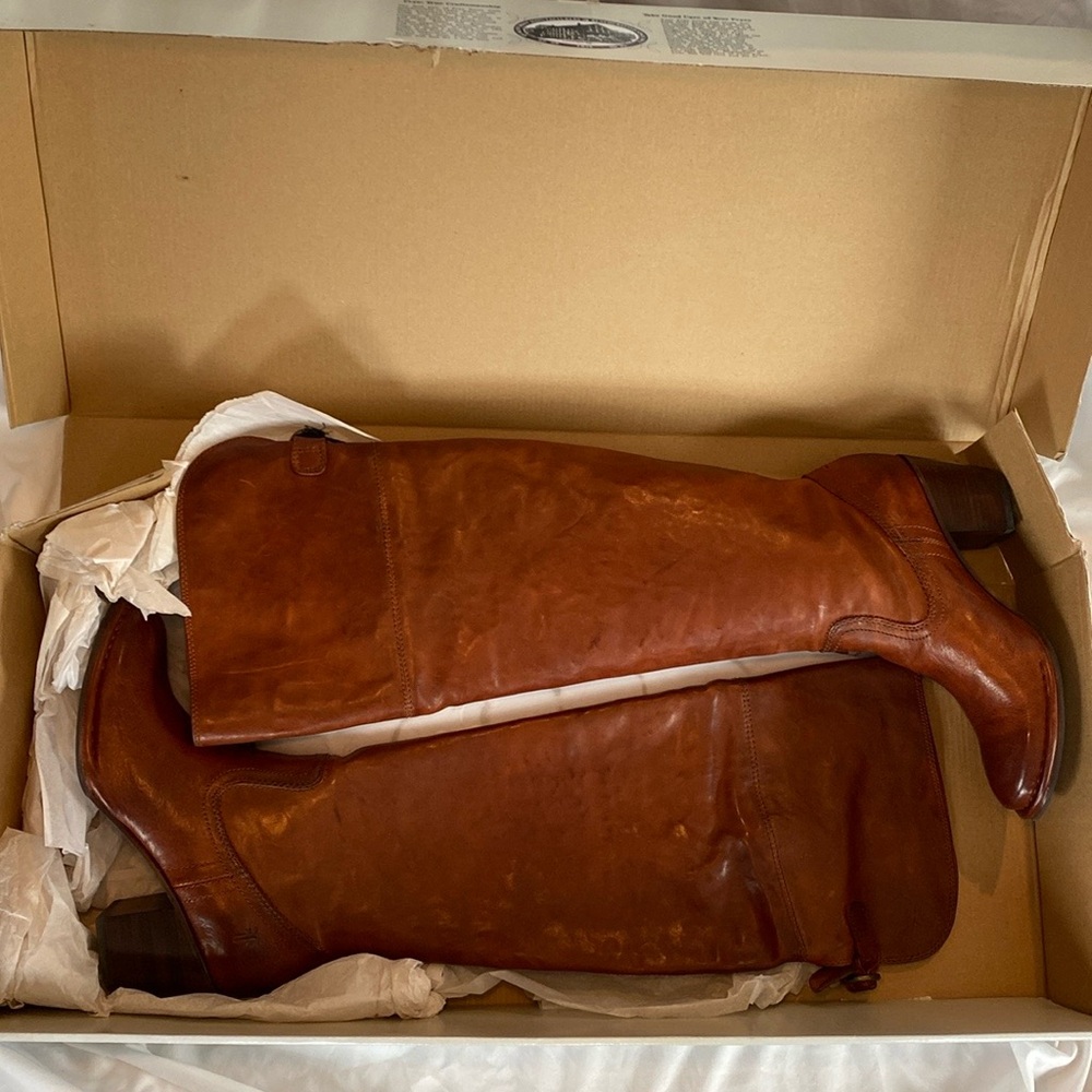 FRYE Leather Boot NWT - Whiskey - Picture 2 of 14